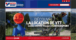 Desktop Screenshot of intersport-lesgets.com
